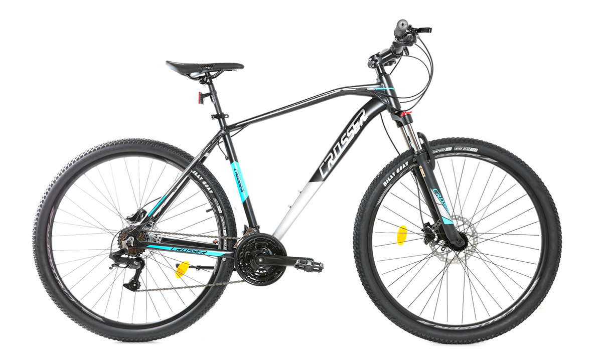 Фотография Велосипед Crosser Jazzz 3 29" 2021, размер L, Черно-голубой 